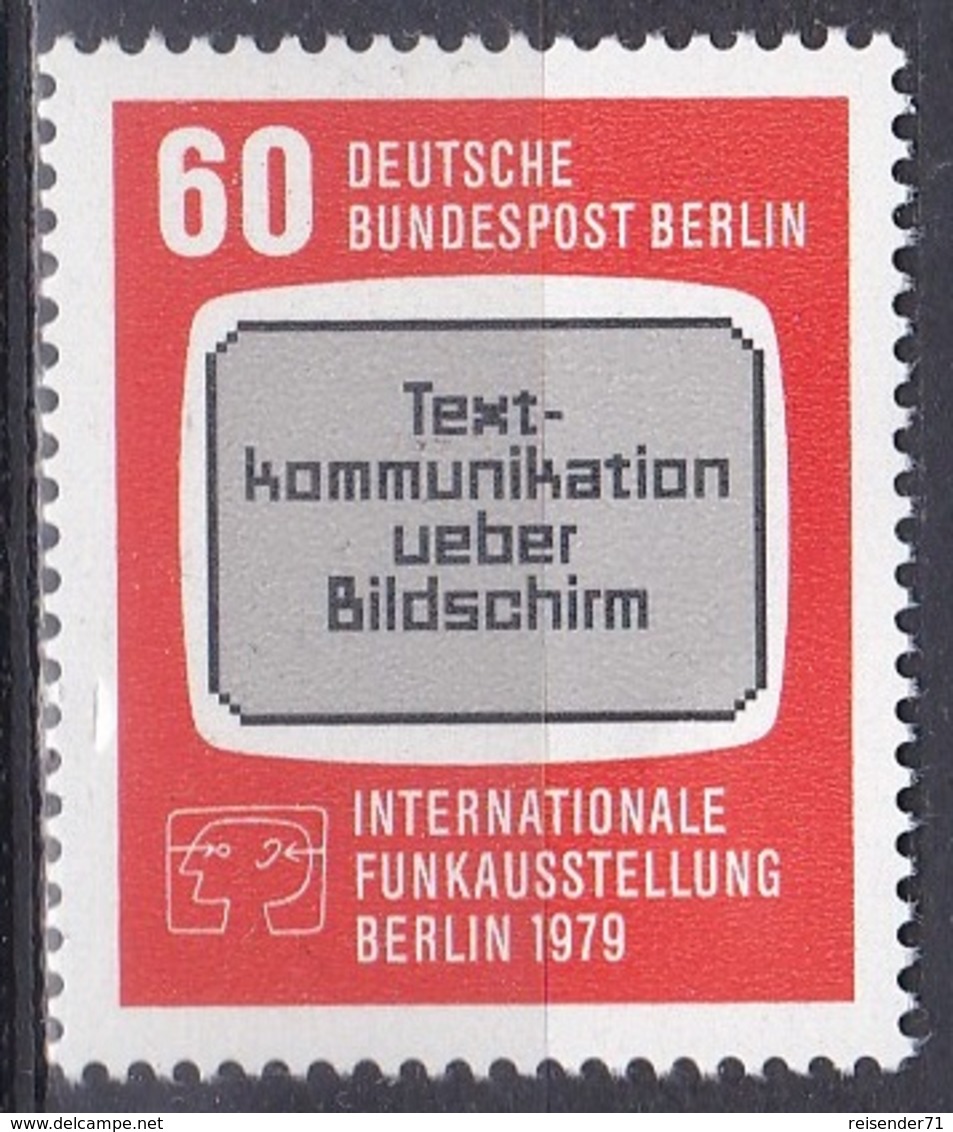 Deutschland Germany Berlin 1979 Kommunikation Communications Funkausstellung IFA Funk Fernsehen Television, Mi. 600 ** - Ungebraucht