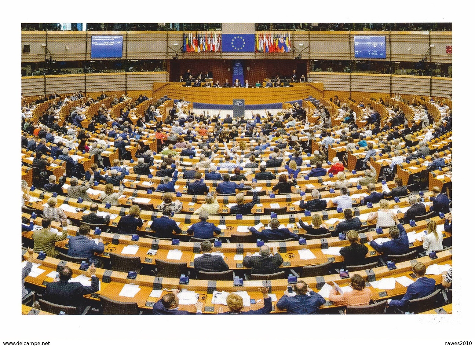 AK Belgien Brüssel 2019 EU-Parlament - Postkarte Des EU-Parlamentes Zur Europawahl 2019 - Internationale Institutionen