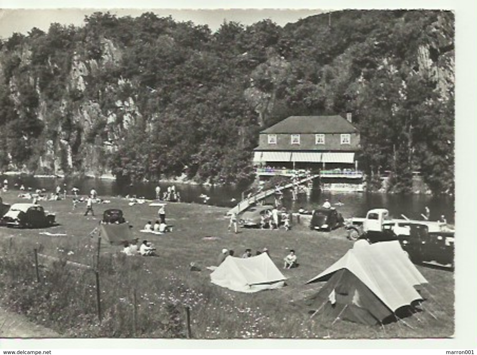Cafe - Restaurant - Hotel Dirbach Plage - Camping ( 2 Scans) - Andere & Zonder Classificatie