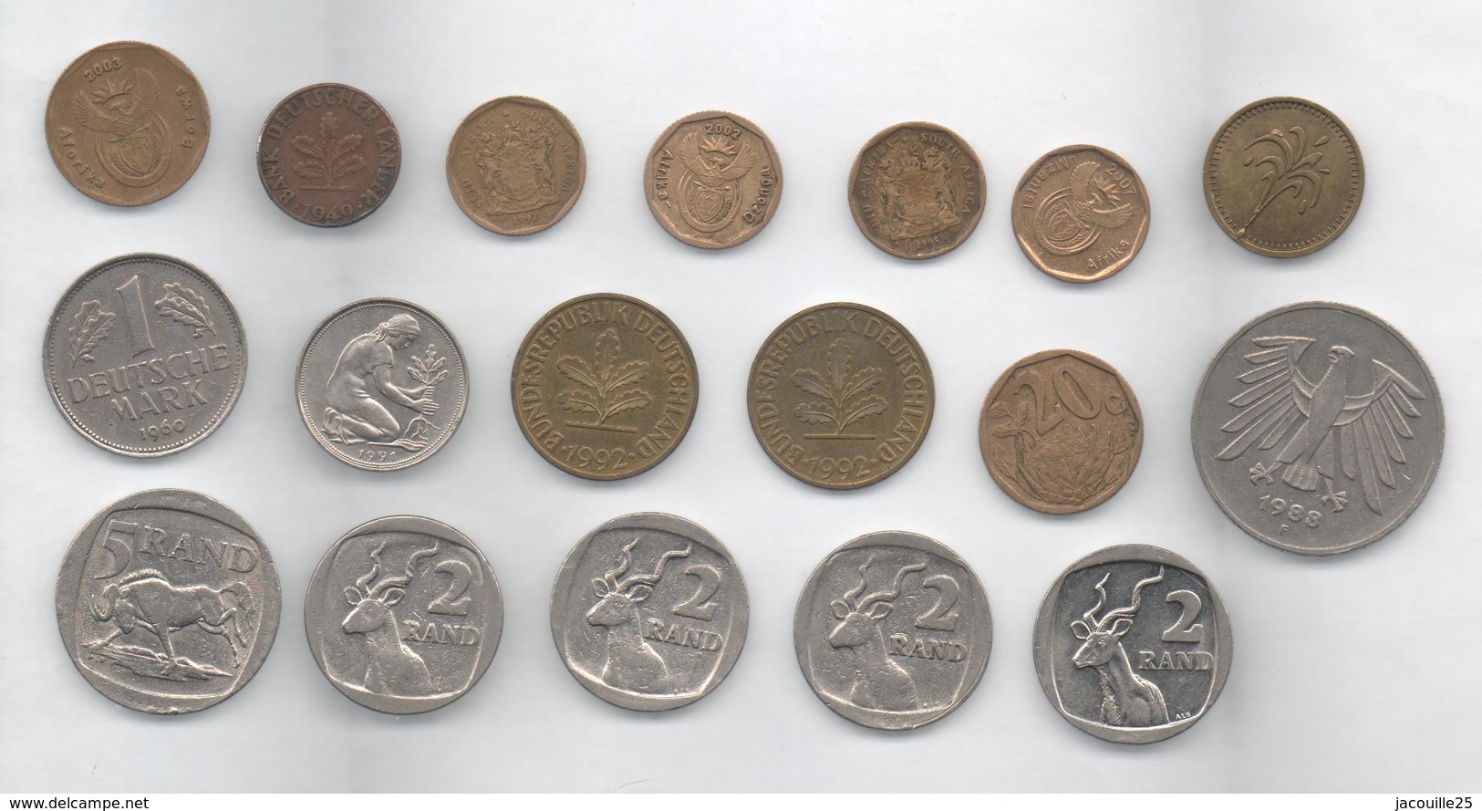 PIECE MONNAIE LOT 18 PIECES DIVERS GERMANY - Autres & Non Classés