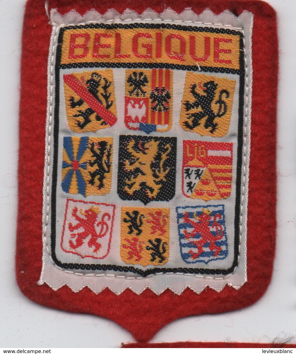 Ecusson Tissu Ancien/Brodé /BELGIQUE /  Vers 1960-1980    ET314 - Escudos En Tela