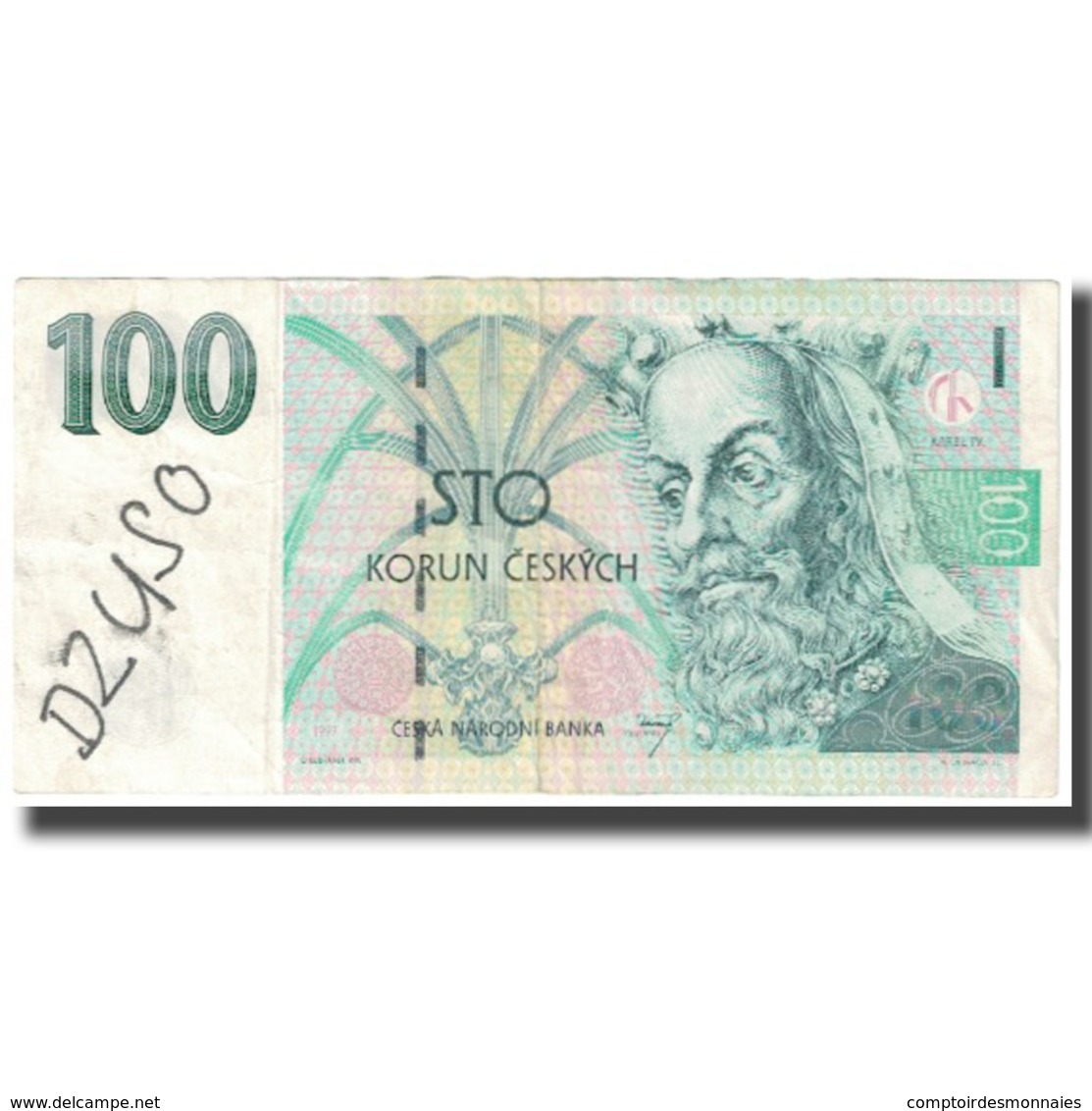 Billet, République Tchèque, 100 Korun, 1997, KM:12, B - República Checa