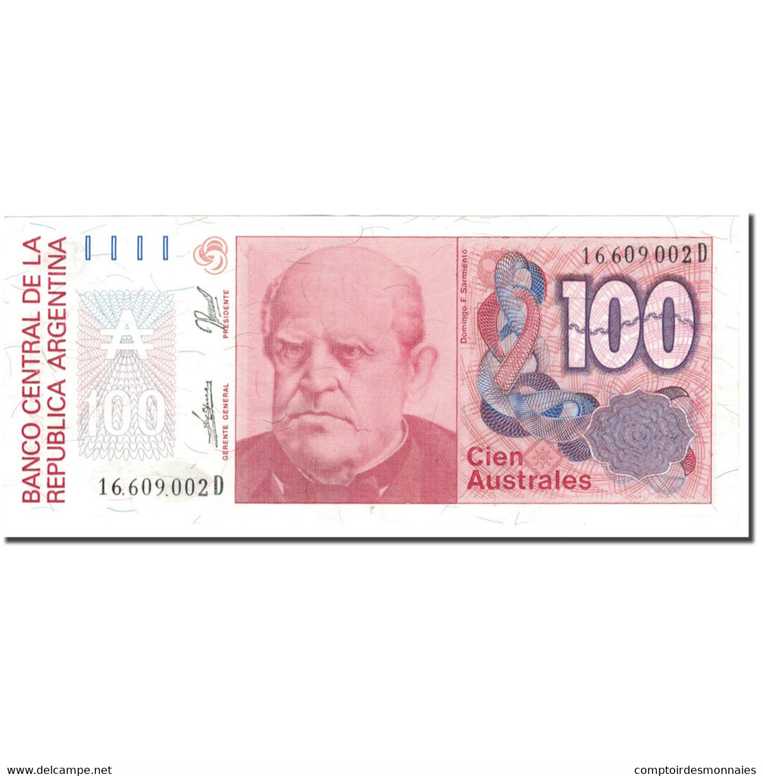 Billet, Argentine, 100 Australes, 1985, KM:327c, SPL - Argentine