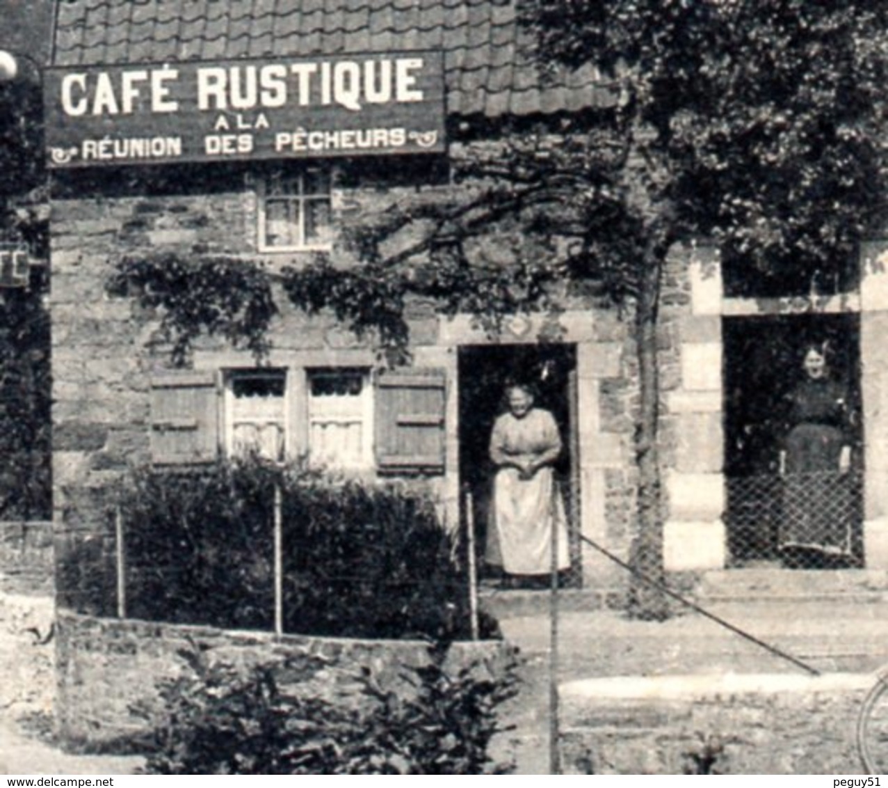 Yvoir. Le Bocq. Hôtel. Café Rustique A La Réunion Des Pêcheurs. Feldpost Mai 1917. Censure Colmar. - Yvoir