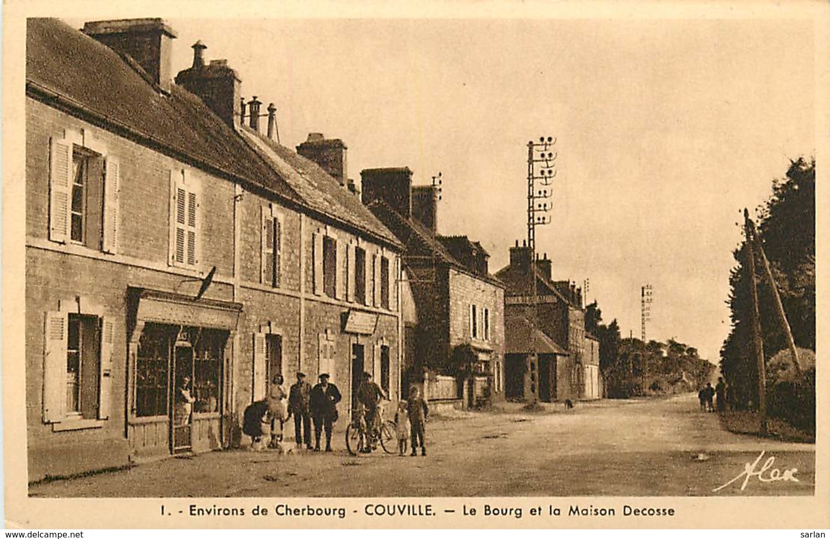 50 , COUVILLE , Bourg Et Maison Decosse , * 410 24 - Autres & Non Classés