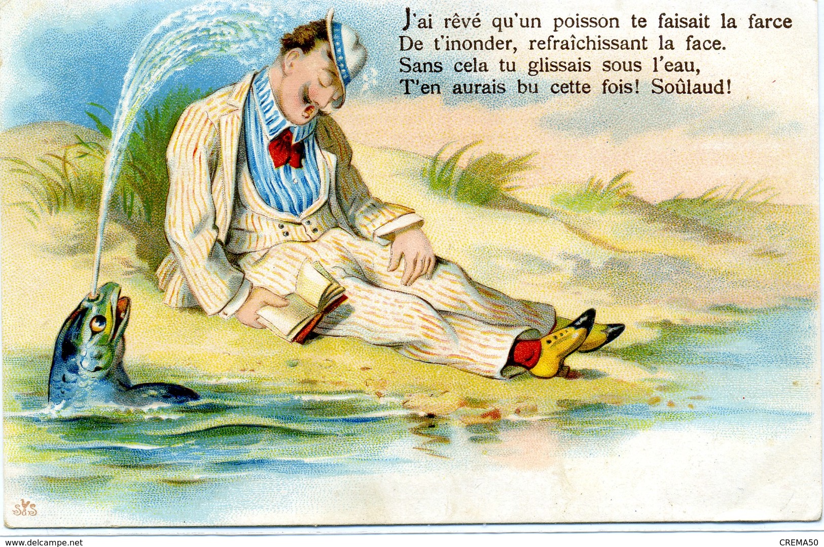 1er AVRIL - J'ai Rêvé Qu'un Poisson Te Faisait La Farce De T'inonder.. - 1er Avril - Poisson D'avril