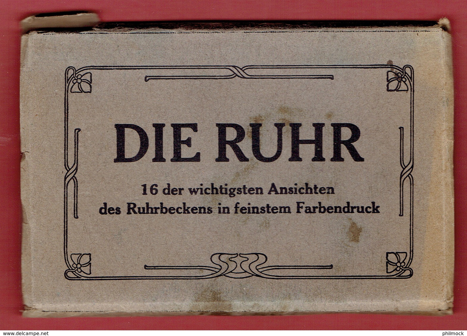 Die Ruhr 16 Karten - Duisburg-Homberg-Mulheim-Keitwig-Werden-Essen-Steele-Bochum - Autres & Non Classés