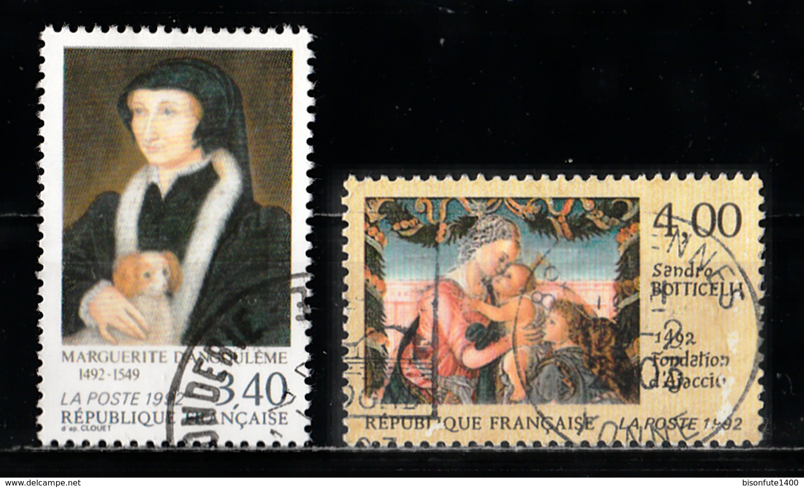 France 1992 : Timbres Yvert & Tellier N° 2736 - 2737 - 2738 - 2739 - 2740 - 2741 - 2743 - 2744 - 2746 Et 2754 Avec Obli. - Gebraucht