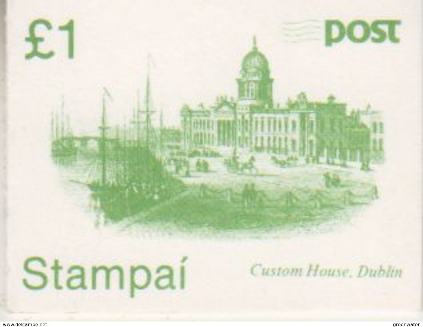 Ireland 1985 Booklet "Custom House" ** Mnh (42323) - Postzegelboekjes