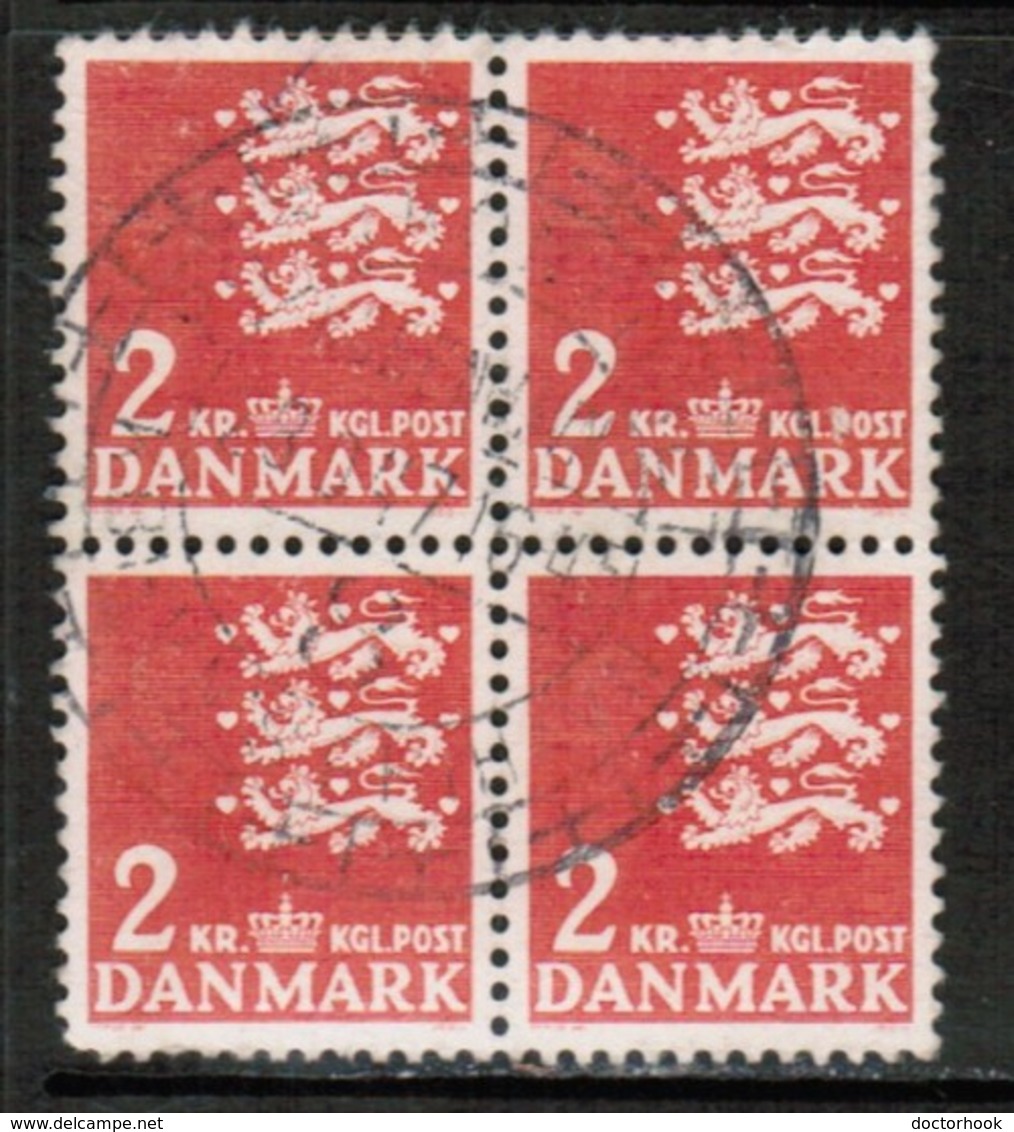 DENMARK  Scott # 298 VF USED BLOCK Of 4 (Stamp Scan # 487) - Used Stamps