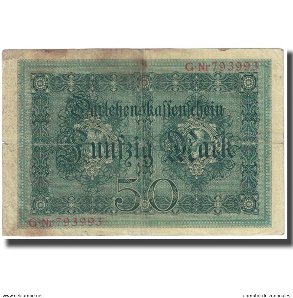 Billet, Allemagne, 50 Mark, 1914, 1914-08-05, KM:49b, TB - [ 1] …-1871 : Etats Allemands
