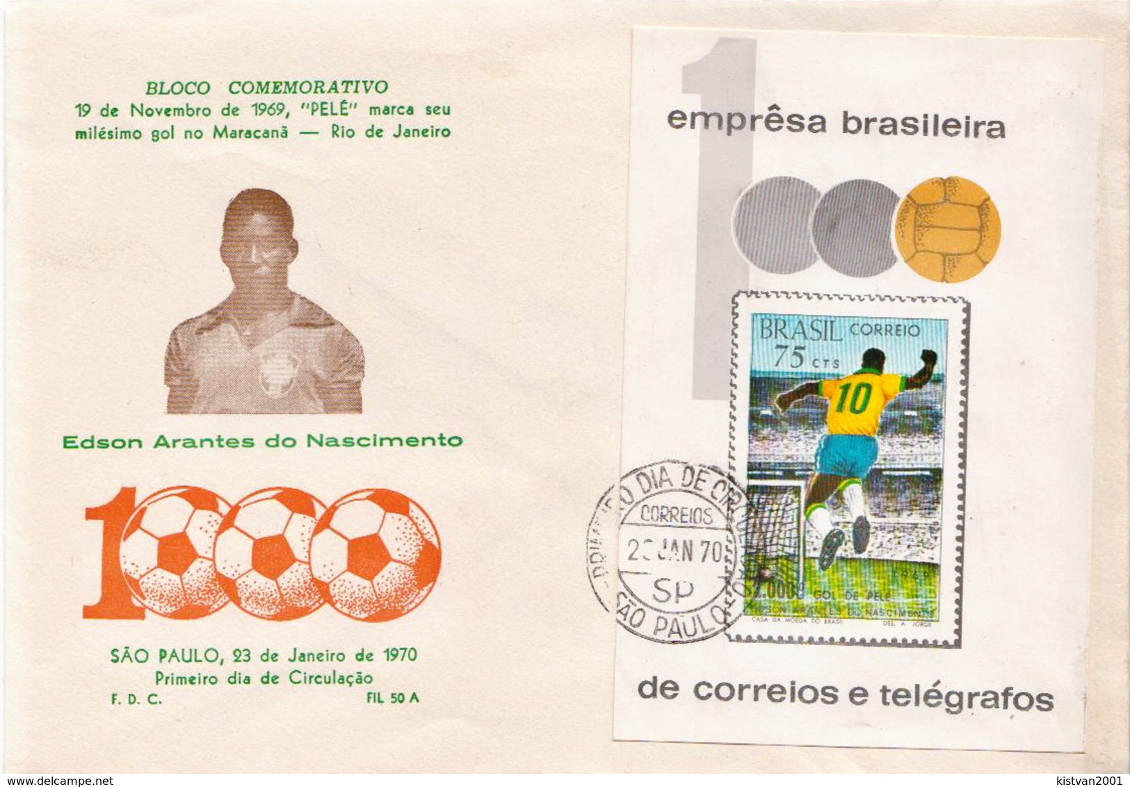 Brazil SS On FDC - Other & Unclassified