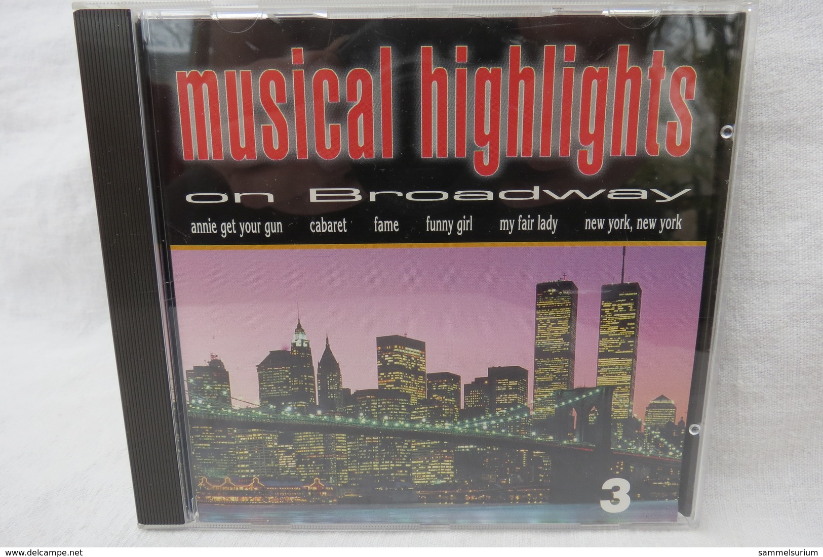 CD "Musical Highlights On Broadway" CD 3 - Musicals