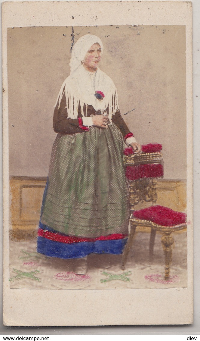 CDV - Costume Dei Dintorni Di Trieste - Old (before 1900)