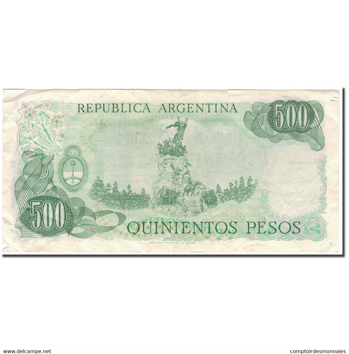 Billet, Argentine, 500 Pesos, KM:303b, TTB - Argentine