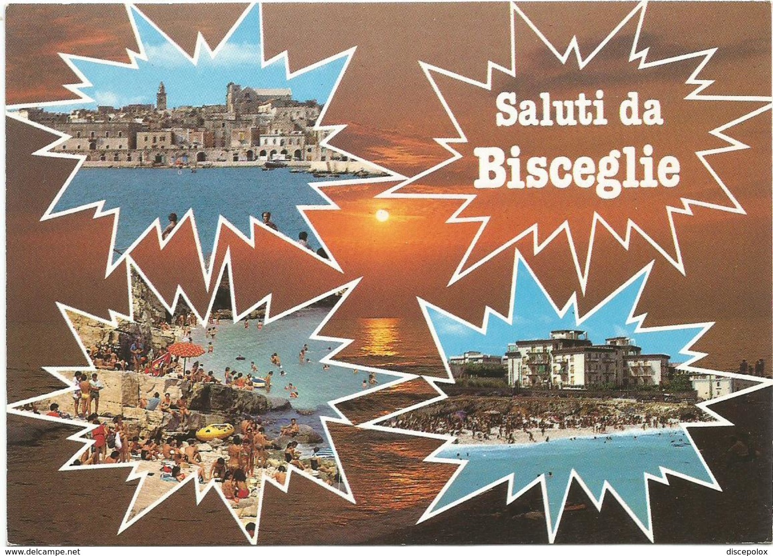 W2430 Saluti Da Bisceglie (BAT) - Panorama Vedute Multipla / Viaggiata 1991 - Bisceglie