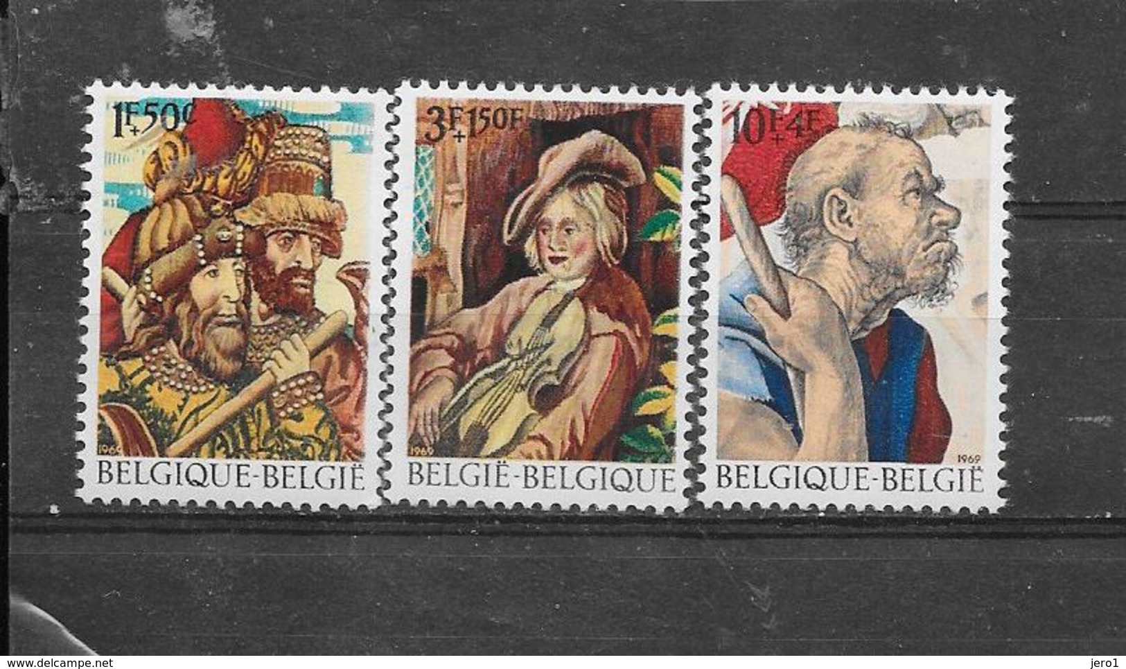 België  1969 Y&T 1505/07 (**) - Unused Stamps