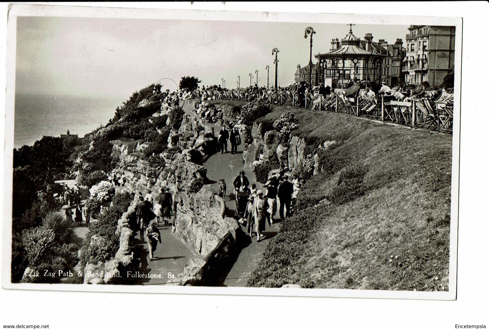 CPA - Carte Postale Royaume Uni - Folkestone- Zig Zag Path-Bandstand-1947 VM2224 - Folkestone