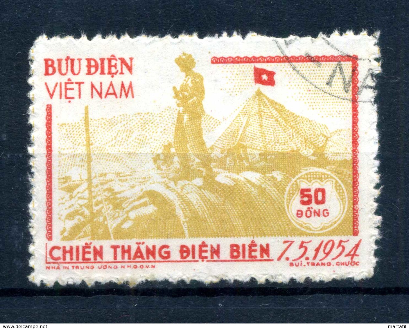 1954-56 VIETNAM DEL NORD N.78 USATO - Vietnam