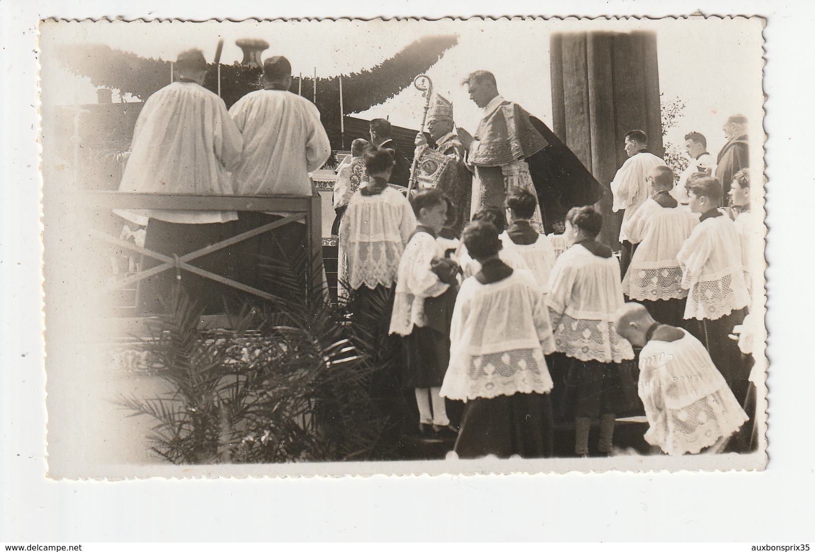 CARTE PHOTO - SAINT SERVAN - CONGRES EUCHARISTIQUE 16/07/33 - 35 - Saint Servan