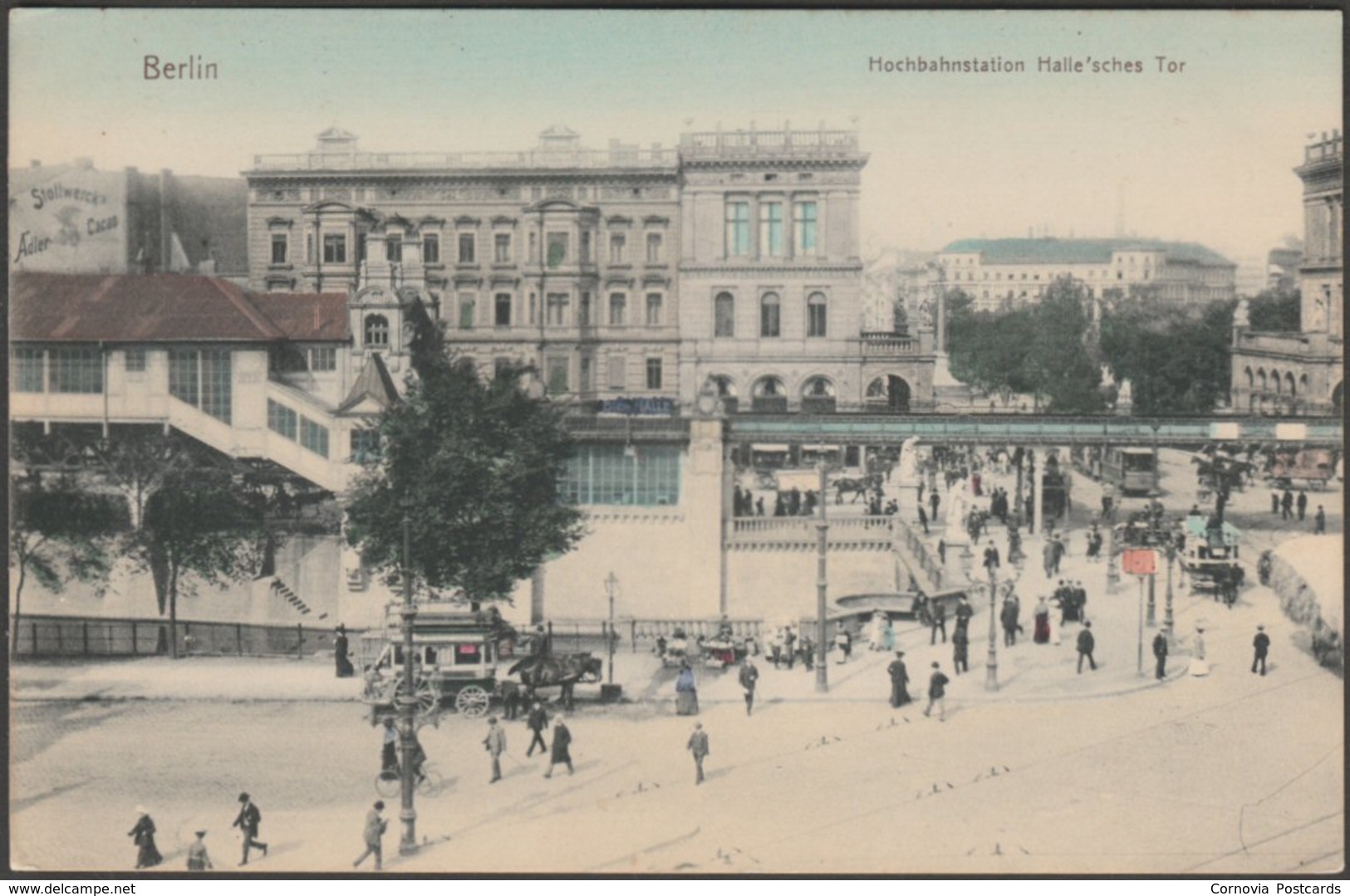 Hochbahnstation, Halle'sche Tor, Berlin, 1905 - Novitas AK - Kreuzberg