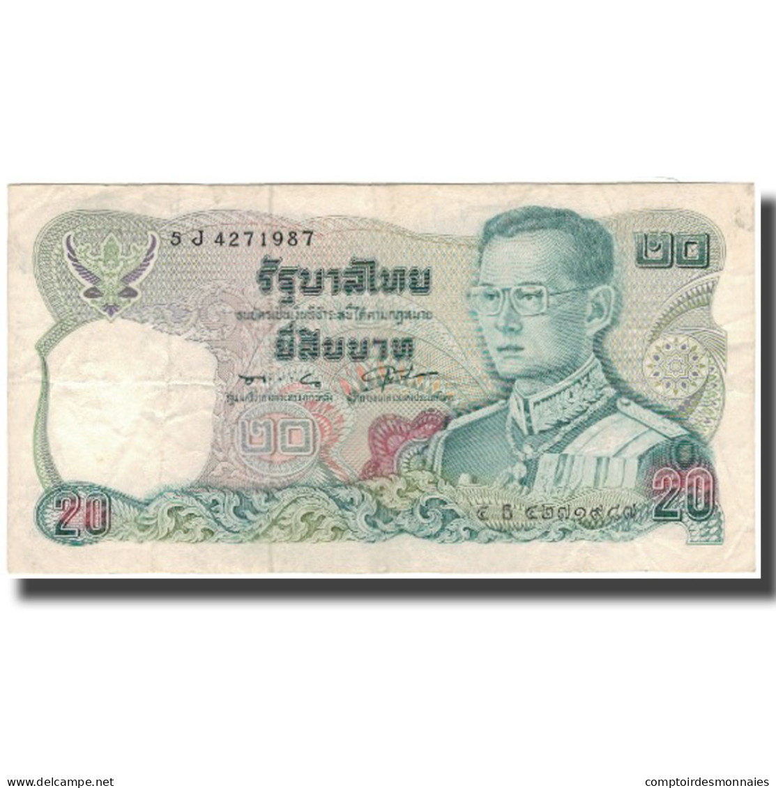 Billet, Thaïlande, 20 Baht, KM:88, TB+ - Thaïlande