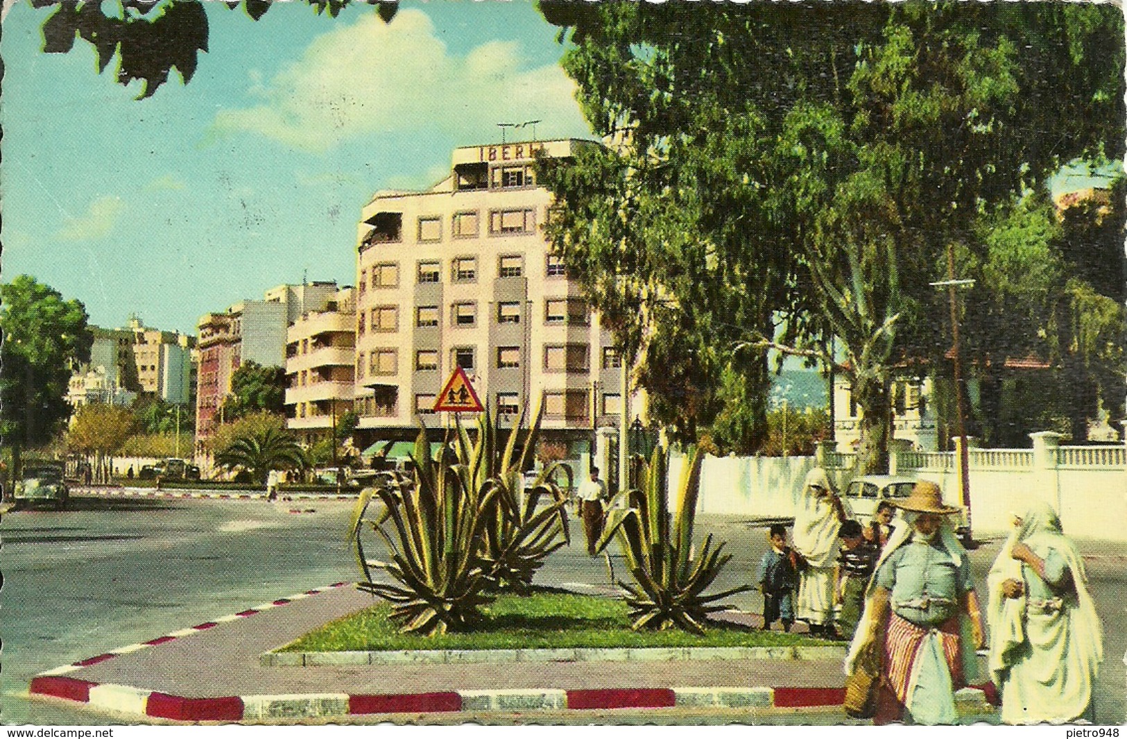 Tanger (Marocco) Calle De San Francisco, Palazzo "Iberia", Palais Iberia, Iberia Building - Tanger