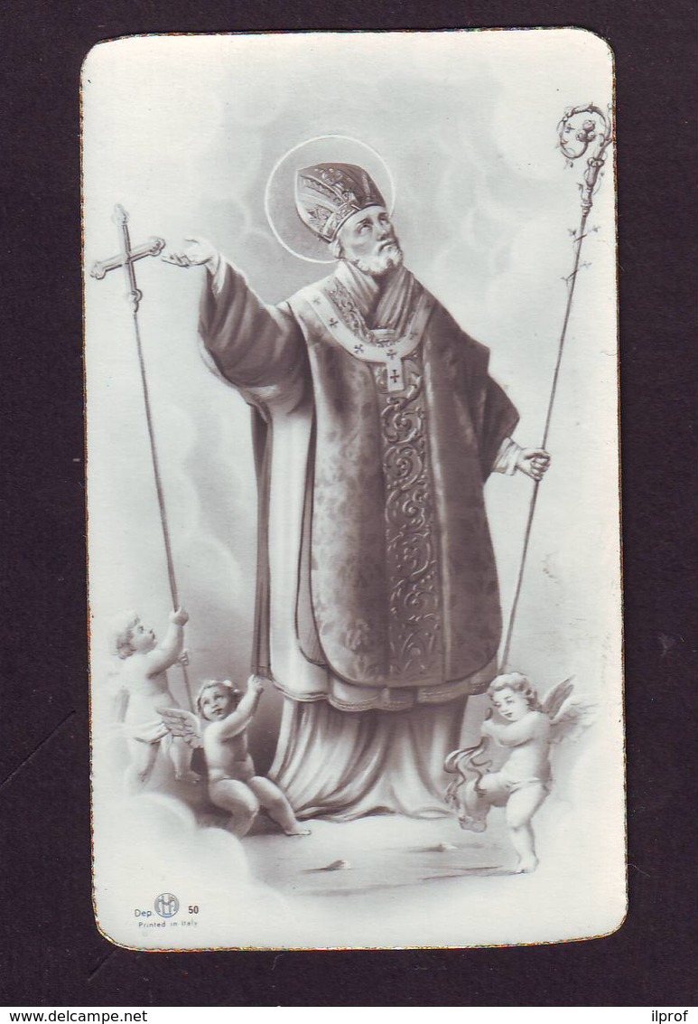 Un Vescovo, Vecchio Santino Bromofoto  Ed MLF N°50 - Religione & Esoterismo