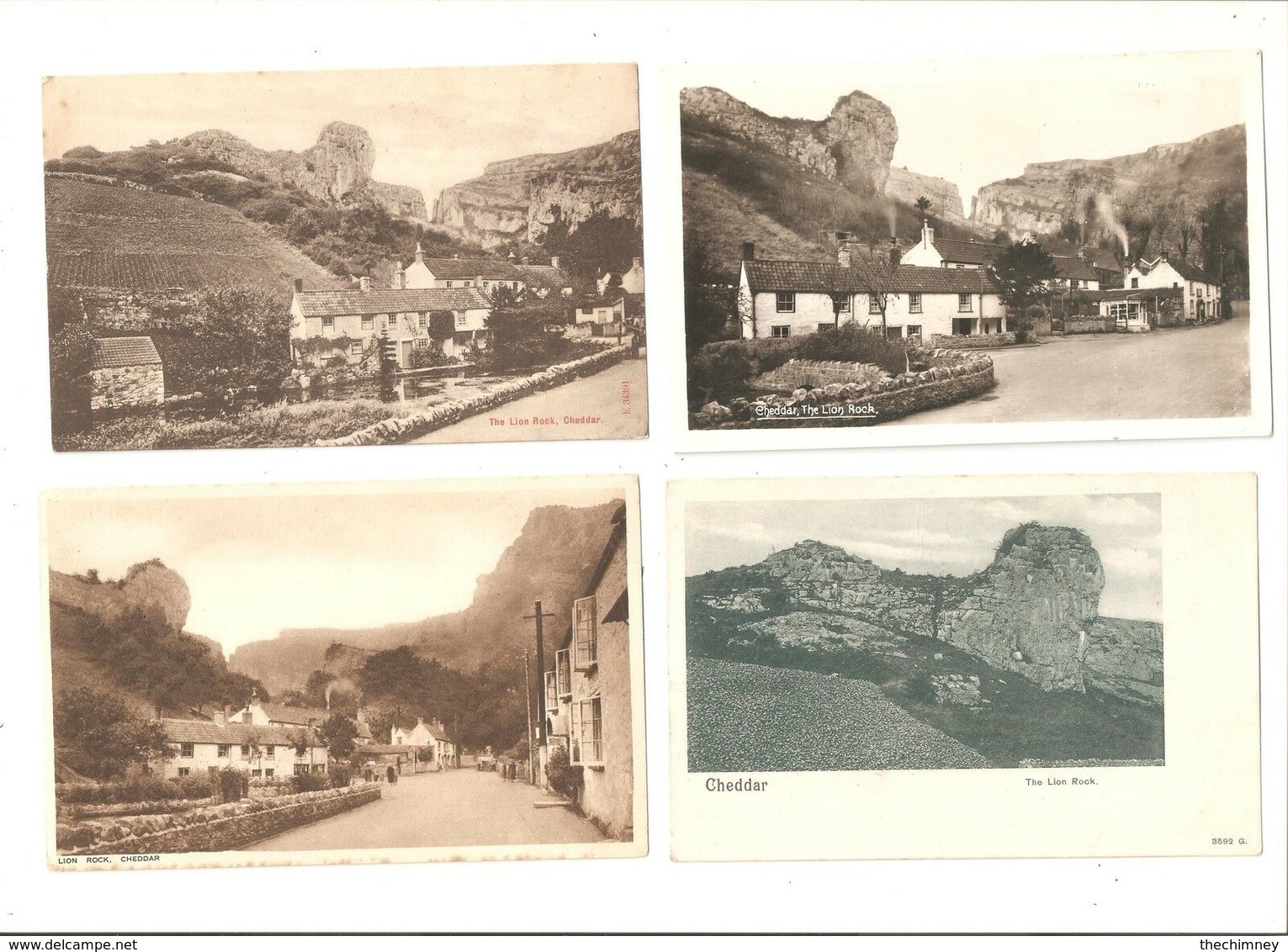 4 - FOUR Postcards Of CHEDDAR SOMERSET - Cheddar