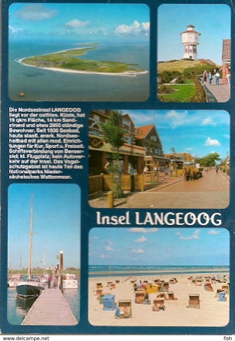 Germany  & Circulated, Idyllisches Greetsiel, Ostfriesland, Ataatl. Anerk, Syke 2000 (7894) - Langeoog