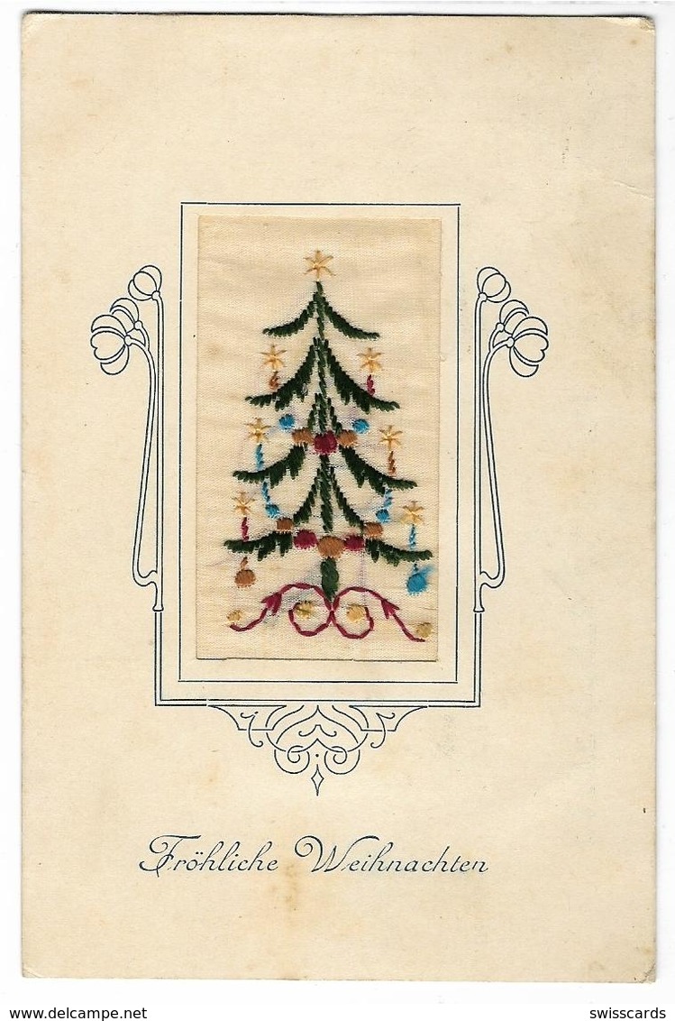 SEIDENSTICKEREI Original: Weihnachtsbaum 1906 - Autres & Non Classés