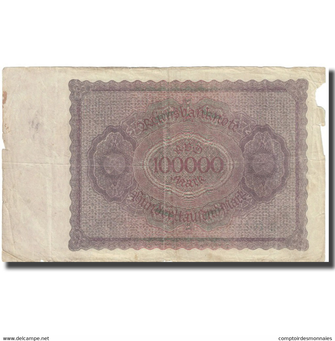 Billet, Allemagne, 100,000 Mark, 1923, 1923-02-01, KM:83c, TTB - 100.000 Mark