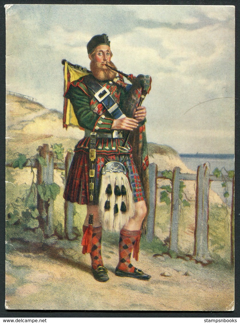 1958 Seaforth Highlanders Christmas Card. Scotland Military Army - Documents