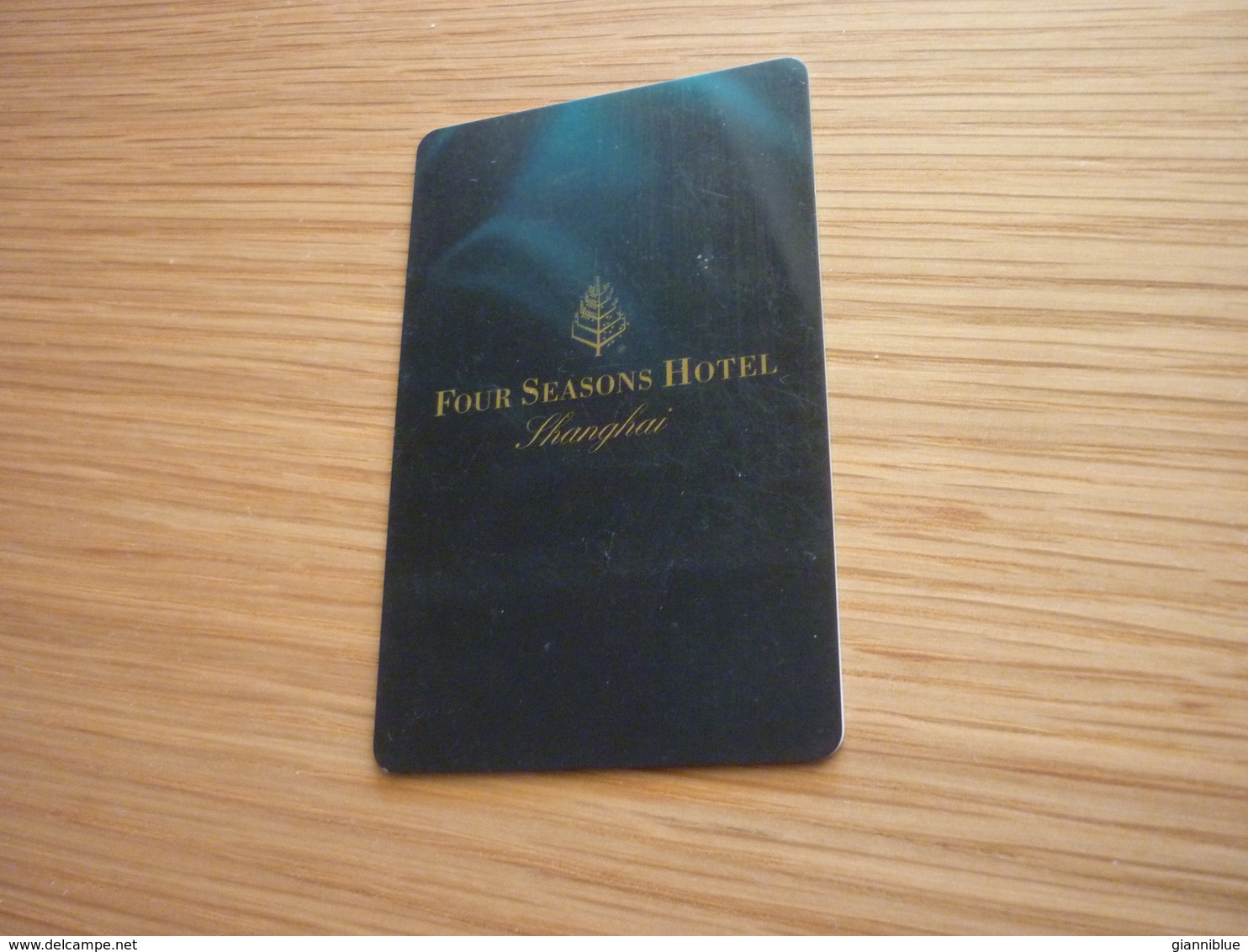 China Shanghai Four Seasons Hotel Room Key Card (version 07A) - Cartes D'hotel