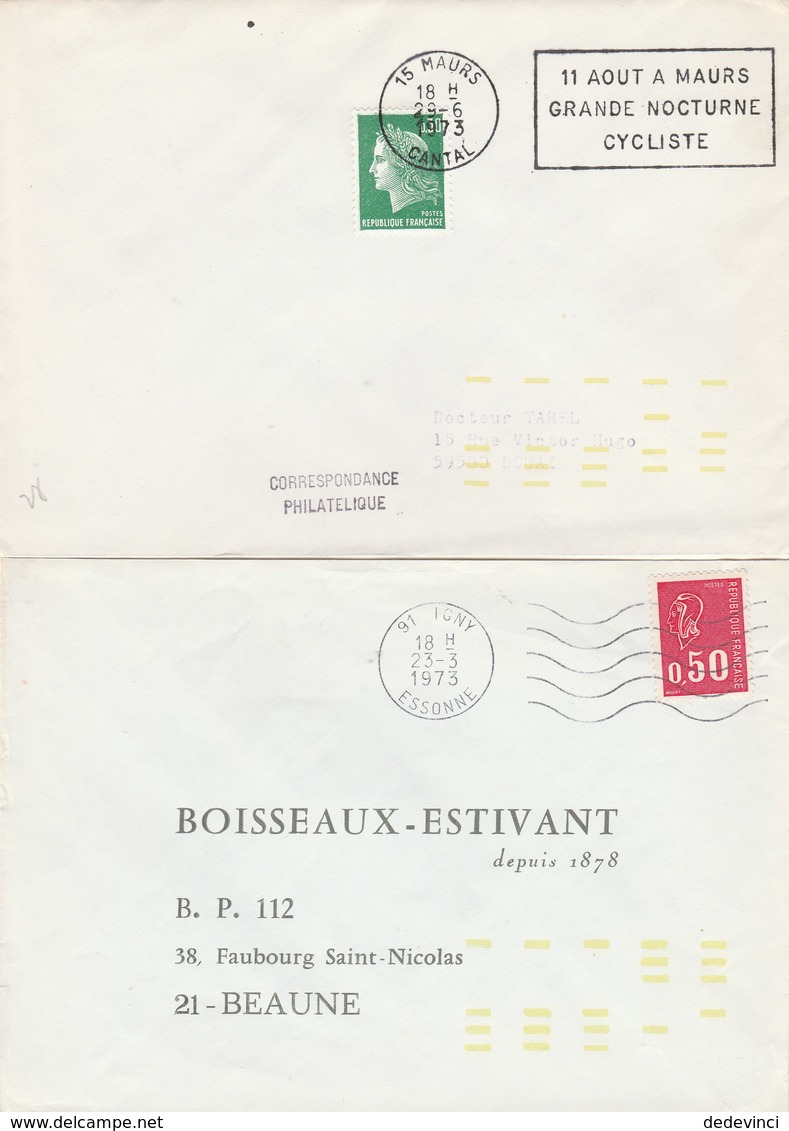 Automation : lot de lettre avec n° du codeur à sec sur une partie des env.