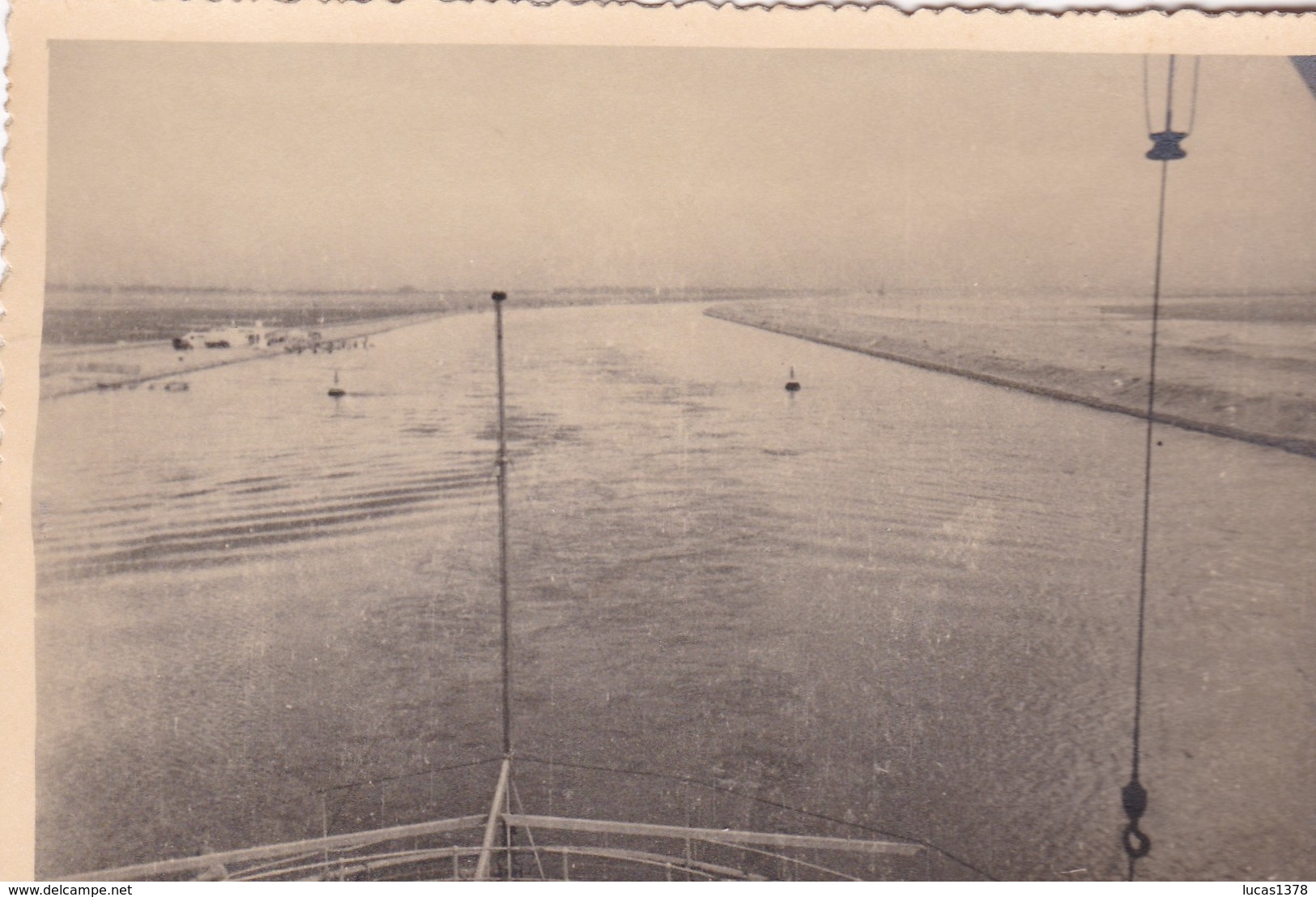 TRES BELLE PHOTO CANAL DE SUEZ 1948 / - Sues