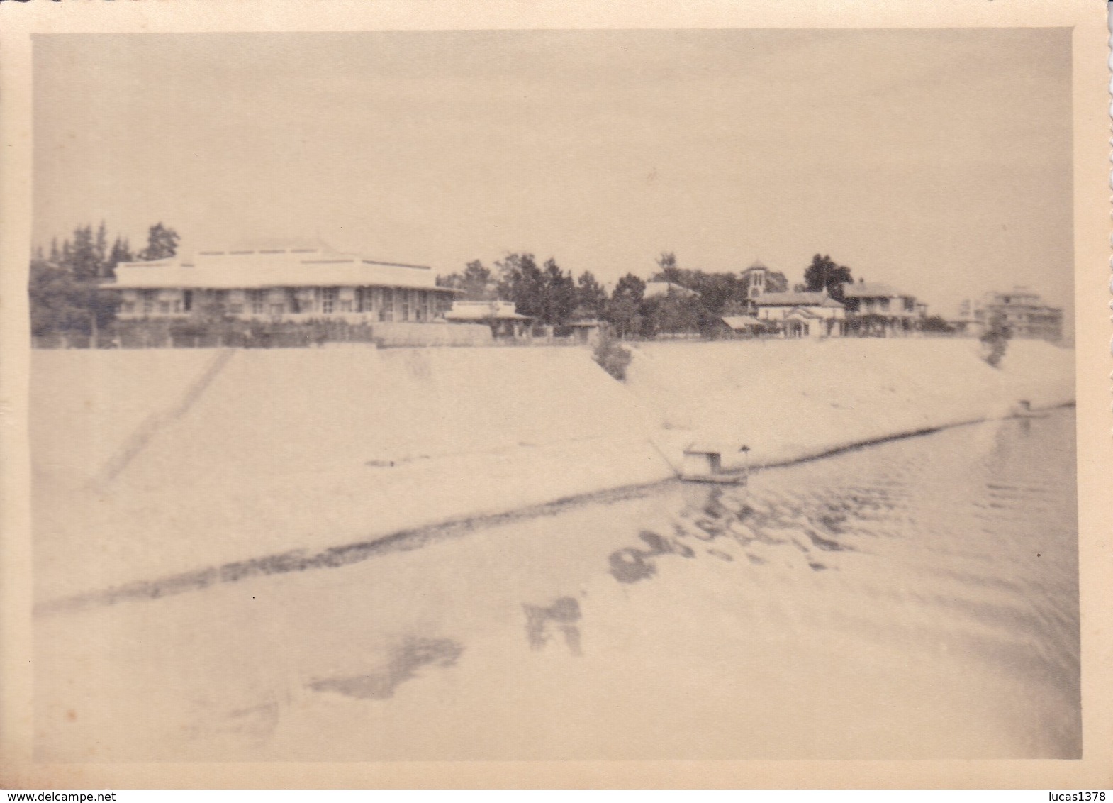 TRES BELLE PHOTO CANAL DE SUEZ 1948 / HOPITAL FRANCAIS D AMIETTE - Suez