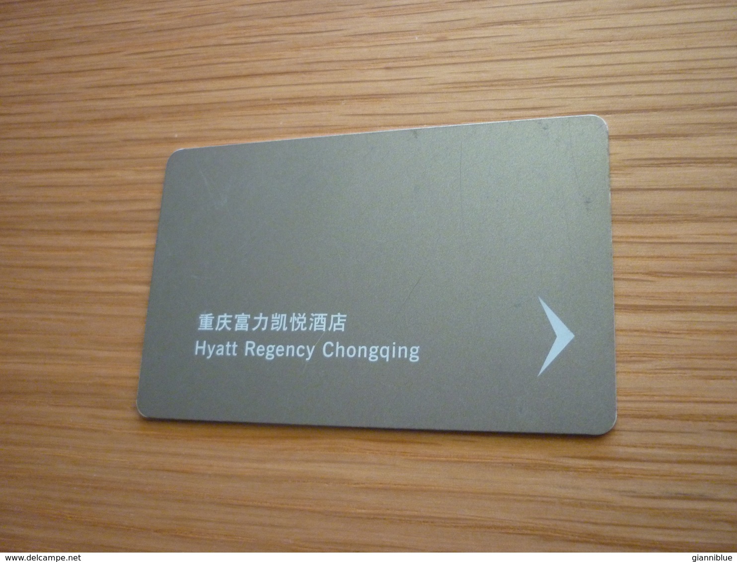 China Chongqing Hyatt Regency Hotel Room Key Card - Cartes D'hotel