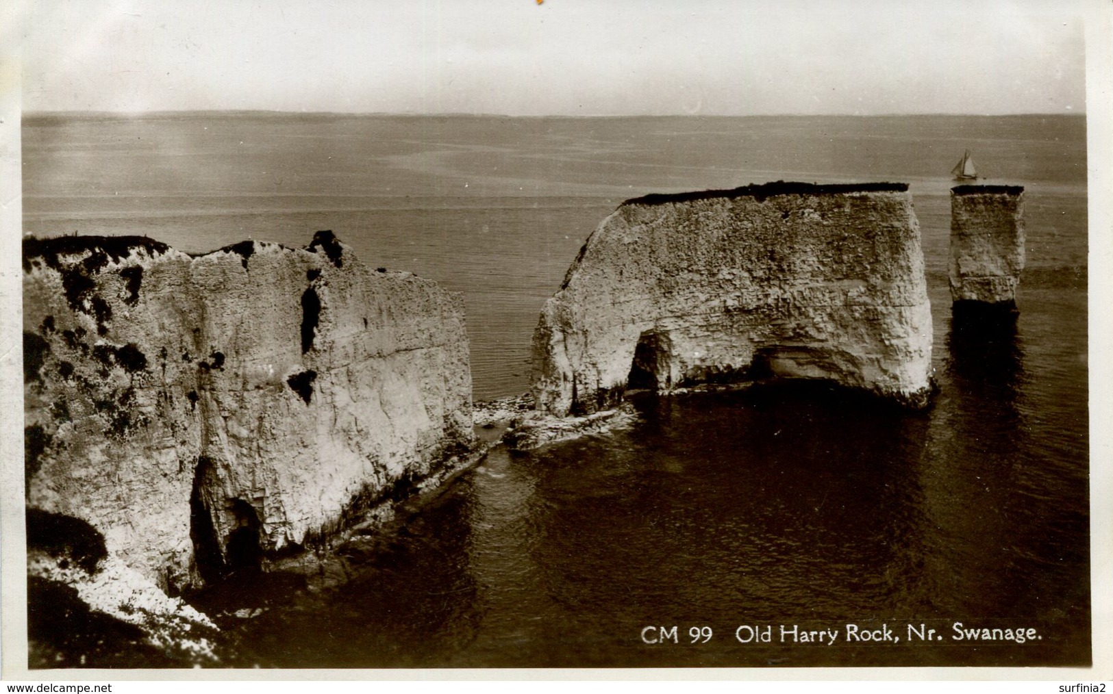 DORSET - SWANAGE - OLD HARRY ROCK RP  Do837 - Swanage