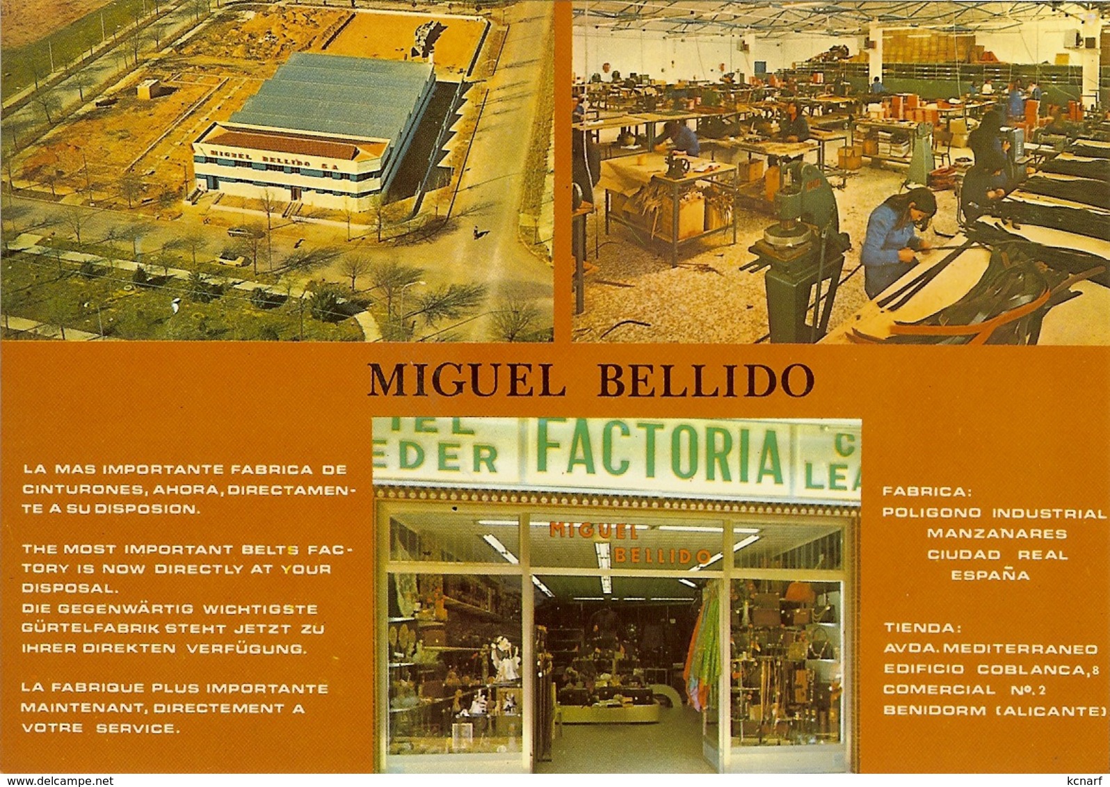 CP De MANZANARES " Miguel Bellido " BENIDORM . - Ciudad Real