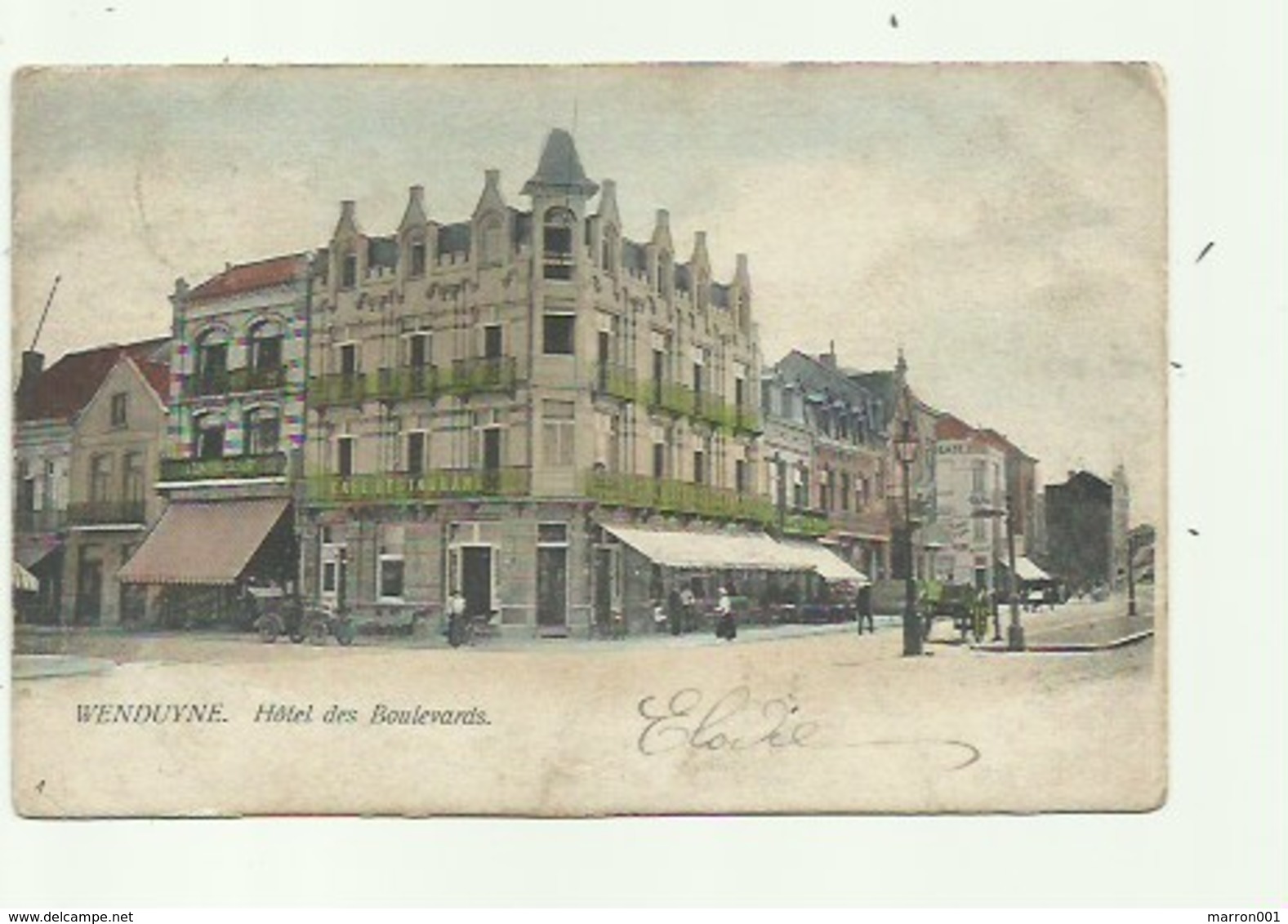 Wenduine - Hotel Des Boulevards  ( 2 Scans) - Wenduine