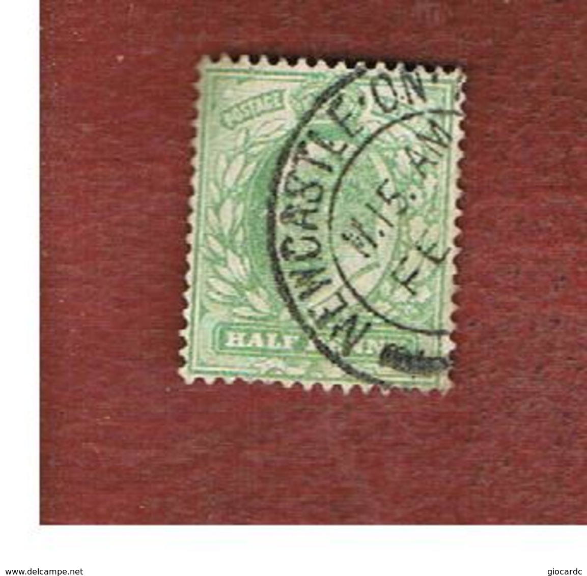 GRAN BRETAGNA (UNITED KINGDOM) -  SG 217 - 1904 KING EDWARD VII   1/2 GREEN YELLOW - USED° - Usati