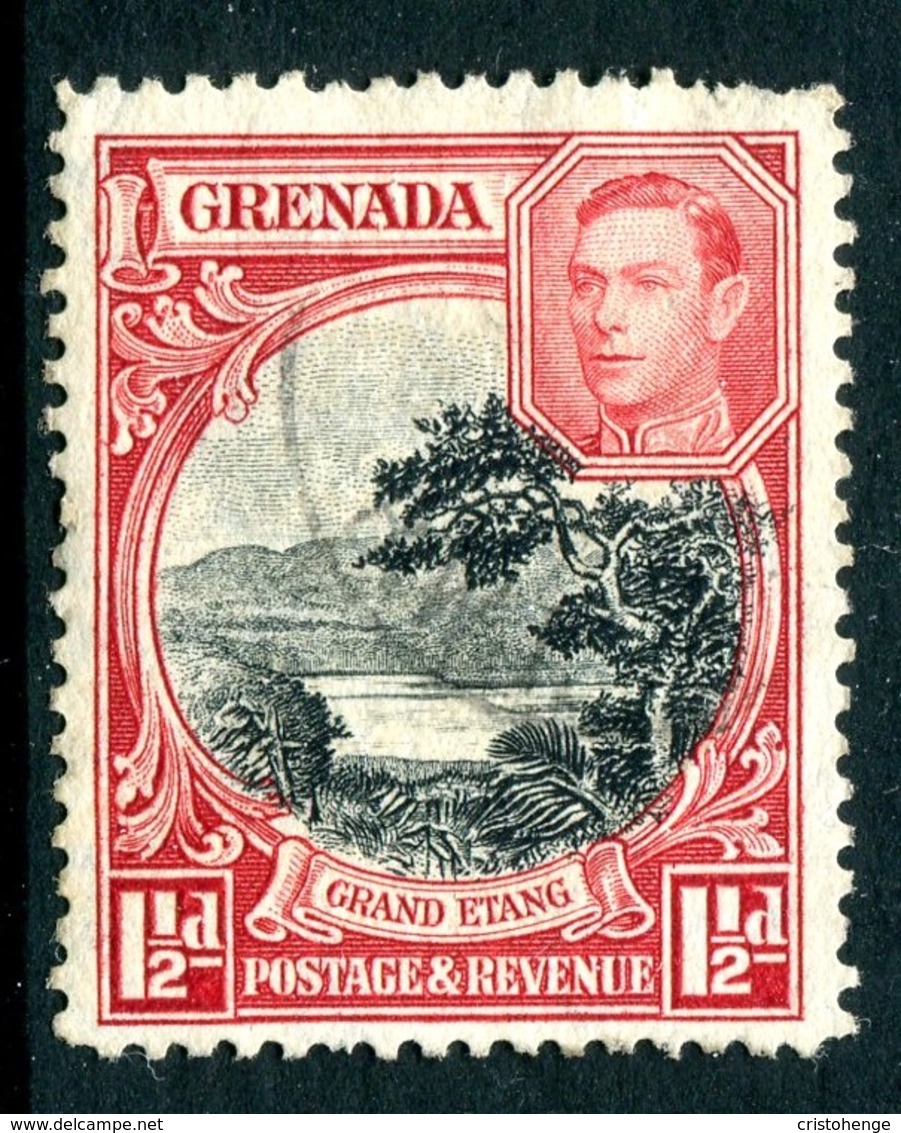 Grenada 1938-50 KGVI Pictorials - 1½d Grand Etang - P.12½ - Used (SG 155) - Grenada (...-1974)