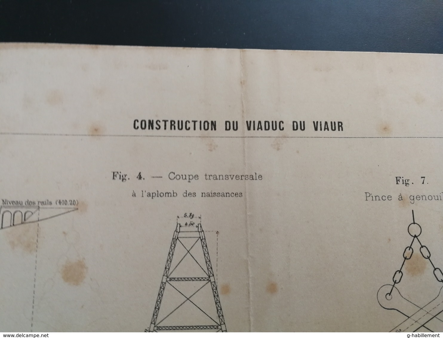 ANNALES PONTS Et CHAUSSEES (DEP12/81 ) - Contruction Du Viadur Du Viaur - 1898 - Imp. L. Courtier - (CLB18) - Travaux Publics