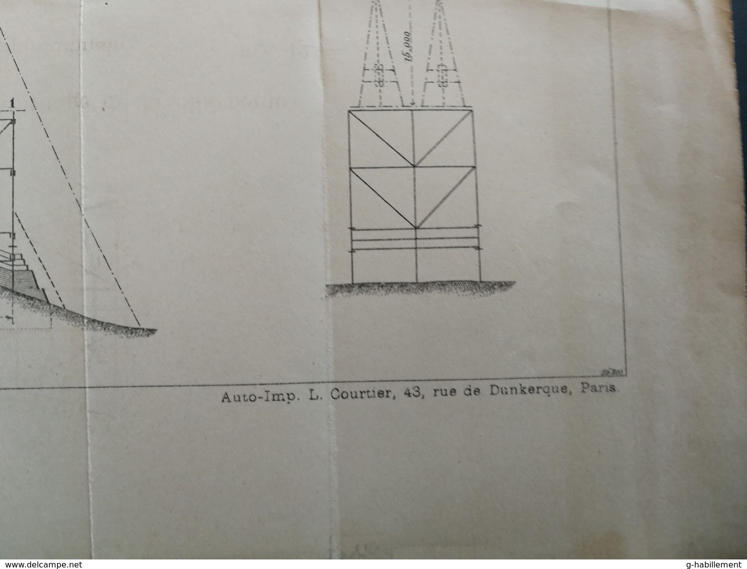 ANNALES PONTS Et CHAUSSEES (DEP12/81 ) - Contruction Du Viadur Du Viaur - 1898 - Imp. L. Courtier - (CLB18) - Arbeitsbeschaffung