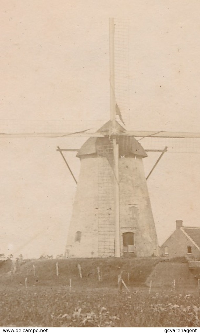 OMGEVING GENT DEURLE ST.MARTENS LATEM  - ZELDZAME FOTO 12 X 9 CM BEGIN 1900 MOLEN MET MOLENHOEVE - ZIE 4 AFBEELDINGEN - Sint-Martens-Latem