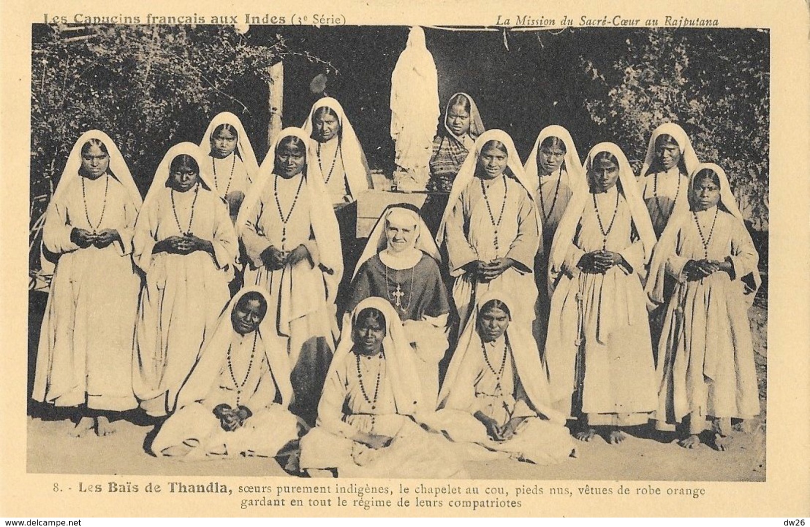 Capucins Français Aux Indes - La Mission Du Cacré-Coeur Au Rajputana - Les Baïs De Thandia, Soeurs Indigènes - Missions