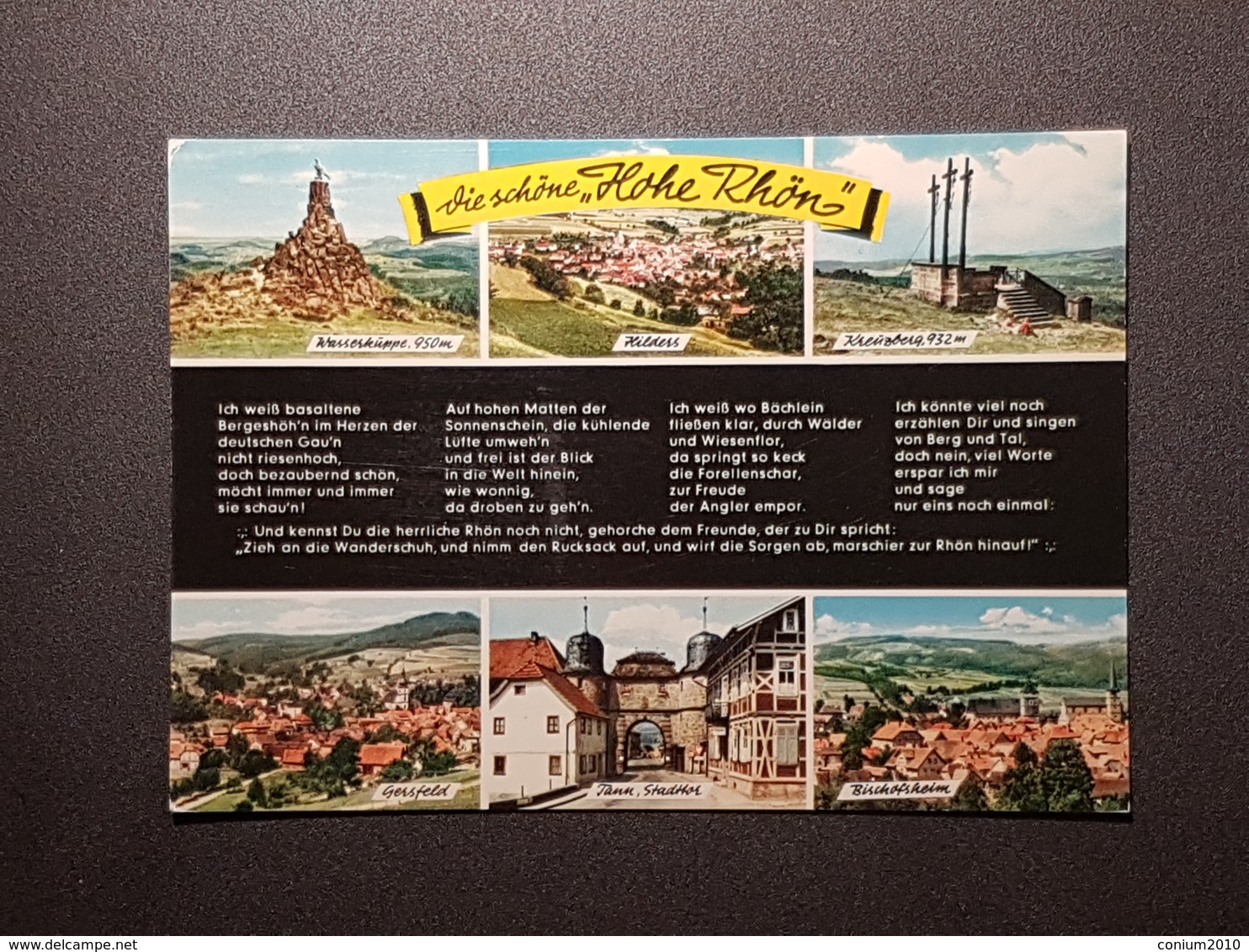 Hohe Rhön, Wasserkuppe, Hilders,...(gelaufen 2002),  H22 - Hilders