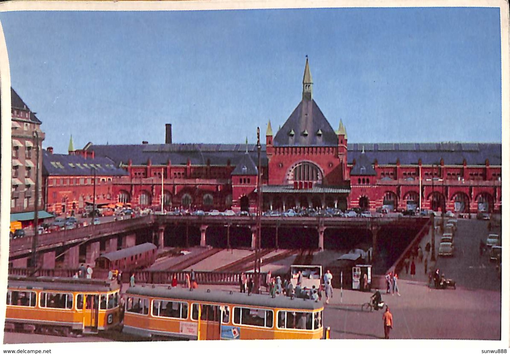 Denmark - Copenhagen - Central Railway Station (tram, Tramway) - Danemark