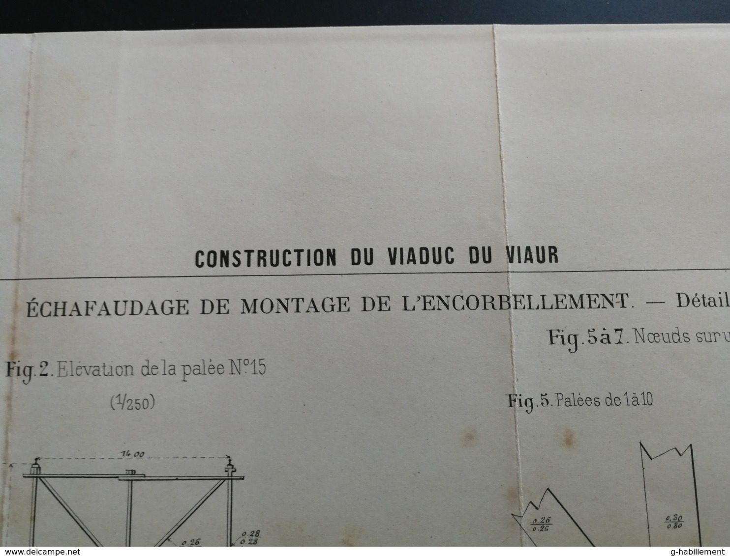 ANNALES PONTS Et CHAUSSEES (DEP12/81= - Contruction Du Viaduc Du Viaur - 1898 - Imp L. Courtier - (CLB23) - Travaux Publics